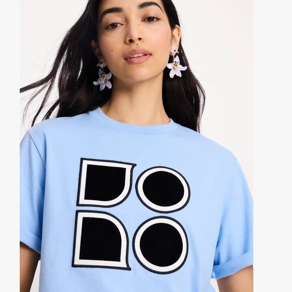 KATE SPADE Noel Tee - Cropped Boxy Oversized - Size: XS - Picture 6 of 9